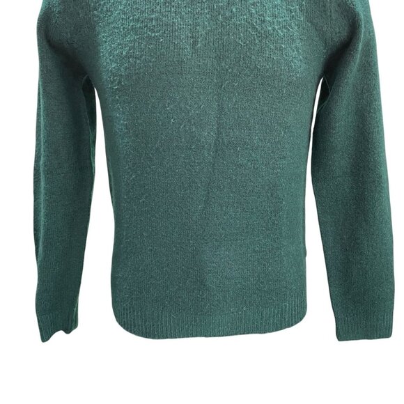 Gap Green Sweater NWT Soft Knit Minimalist Y2K Cozy Core Style Small Clean Fit - Picture 8 of 11